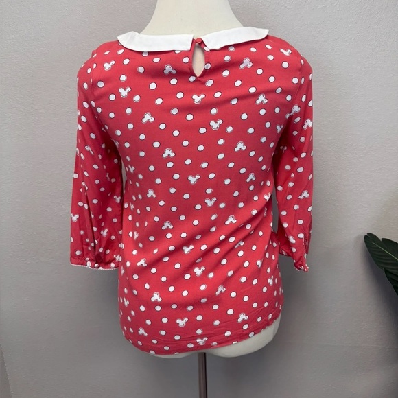 Disney x Lauren Conrad Minnie Rocks The Dots Top - Size L - Picture 3 of 4
